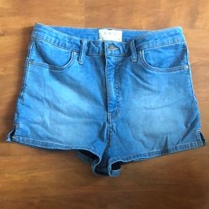 Free People We The Free Stretch Denim Shorts